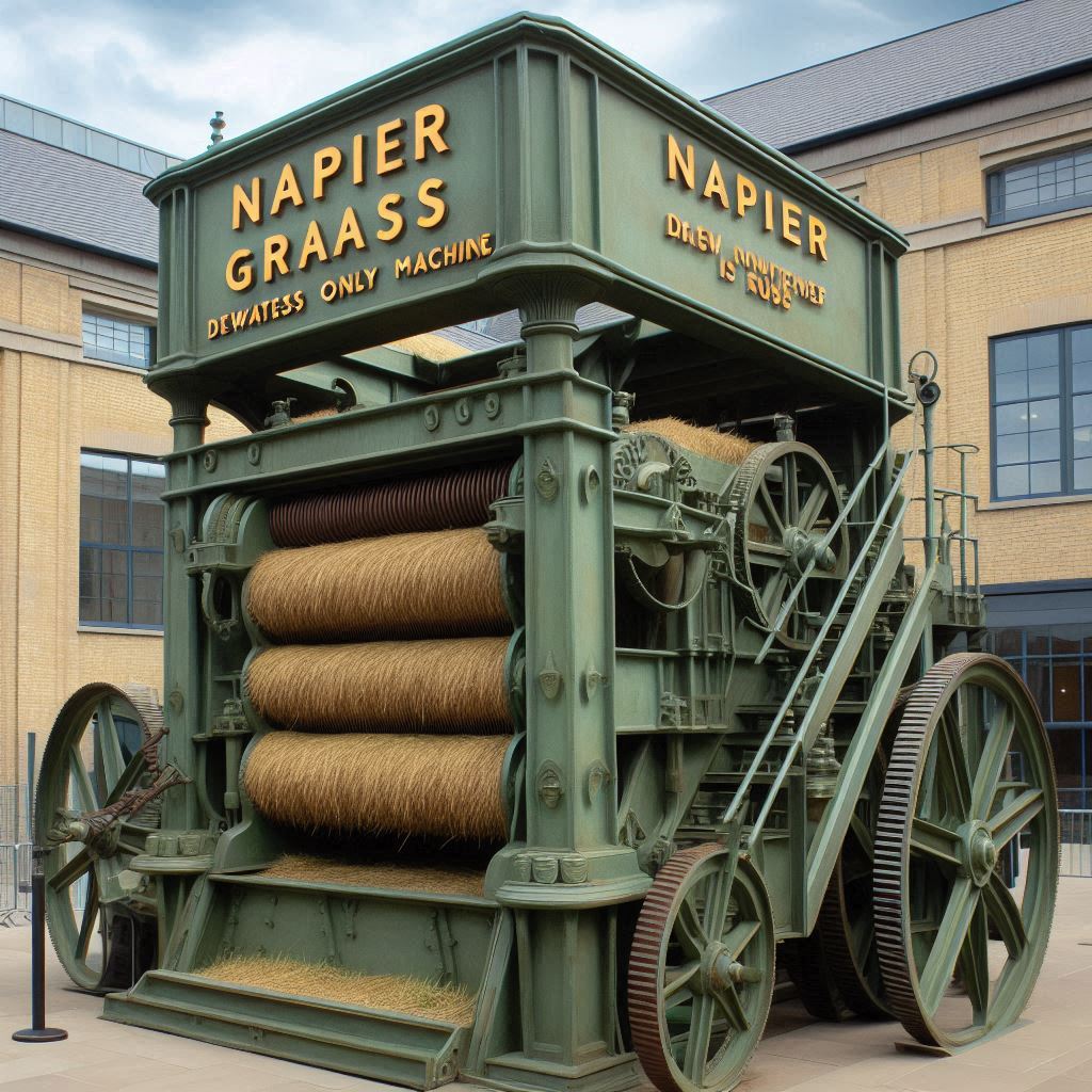 Napier Grass Press Roll for Dewatering - 2