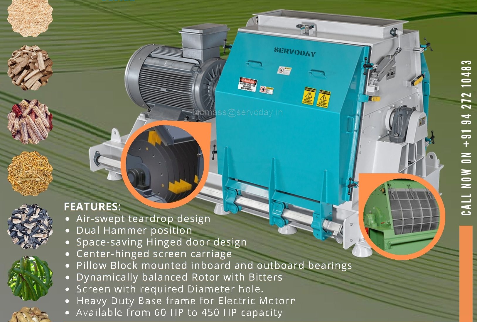 Hammer Mill for Biomass Materials - 2