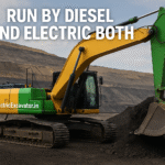 Dual Mode Electric + Diesel Excavators & Loaders