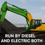 Dual Mode Electric + Diesel Excavators & Loaders